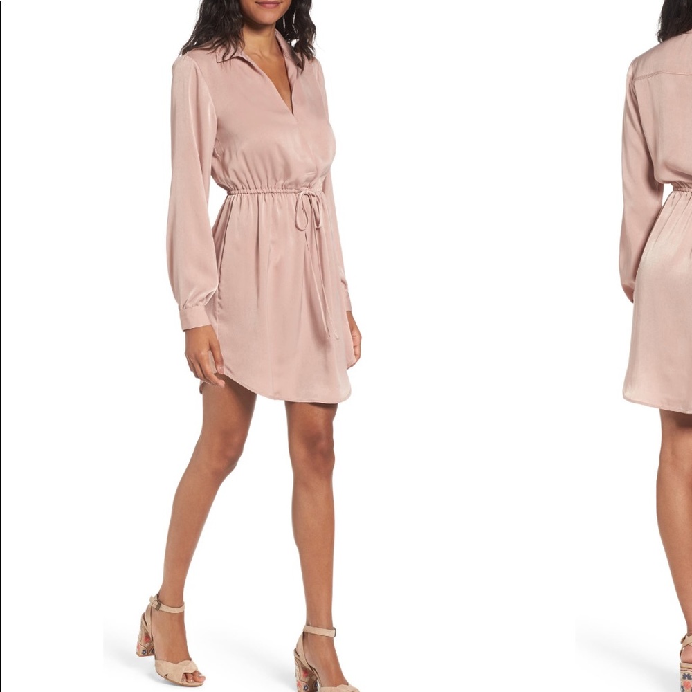 All in favor Payton clinched waist dress